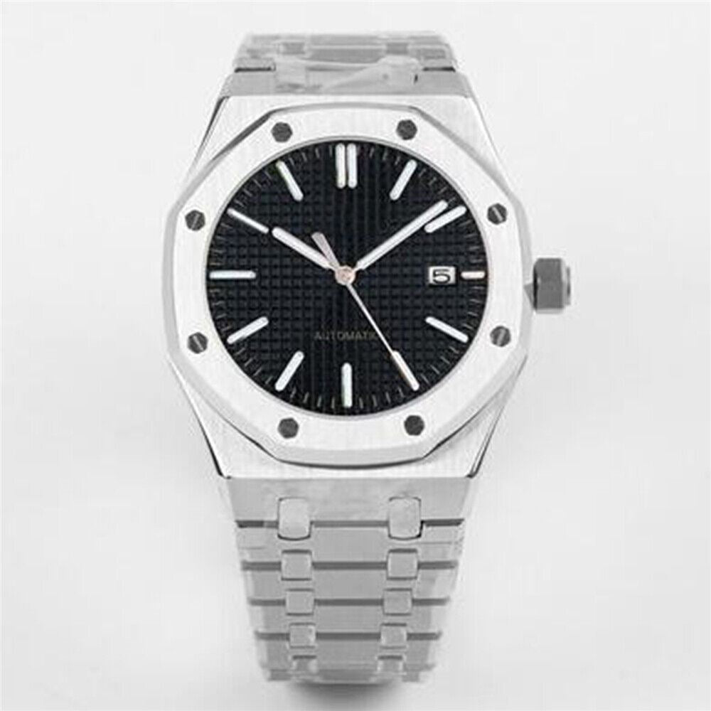 Stylish 41mm Men's Automatic Stainless Steel Watch with NH35 Movement and Sapphire Glass 