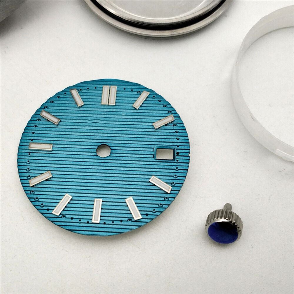 Stainless Steel Waterproof Watch Strap Case with Sapphire Glass for NH35A/NH36 Movement 