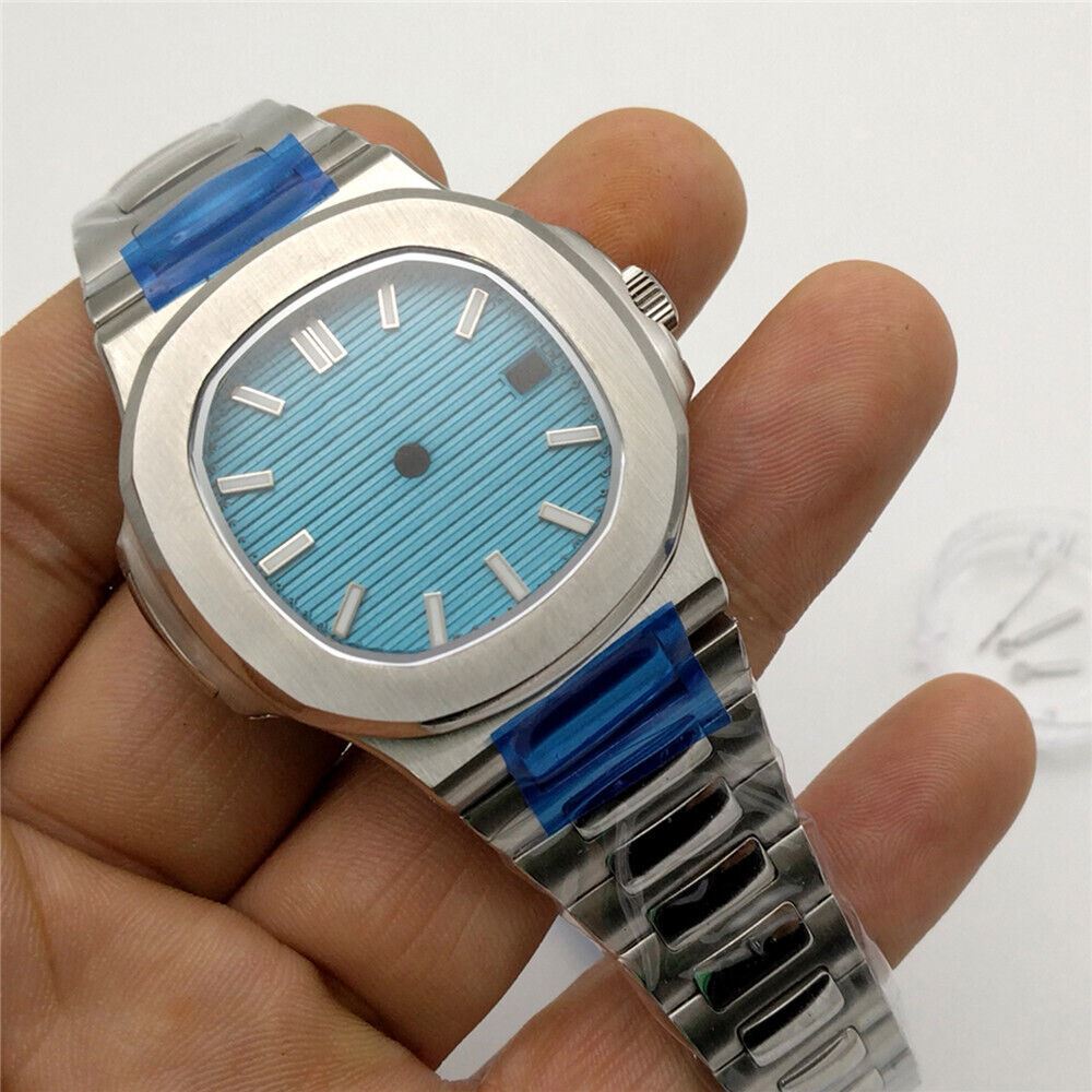 Stainless Steel Waterproof Watch Strap Case with Sapphire Glass for NH35A/NH36 Movement 