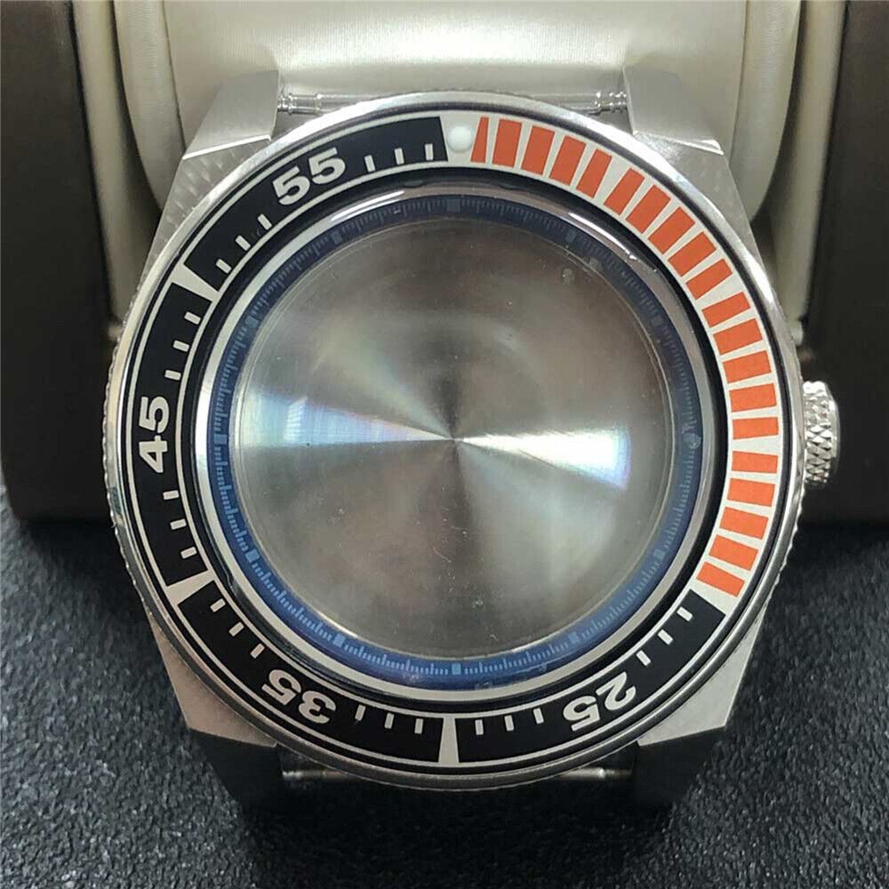 Premium 43mm Stainless Steel Watch Case with Sapphire Glass for NH35/NH36 Movement 