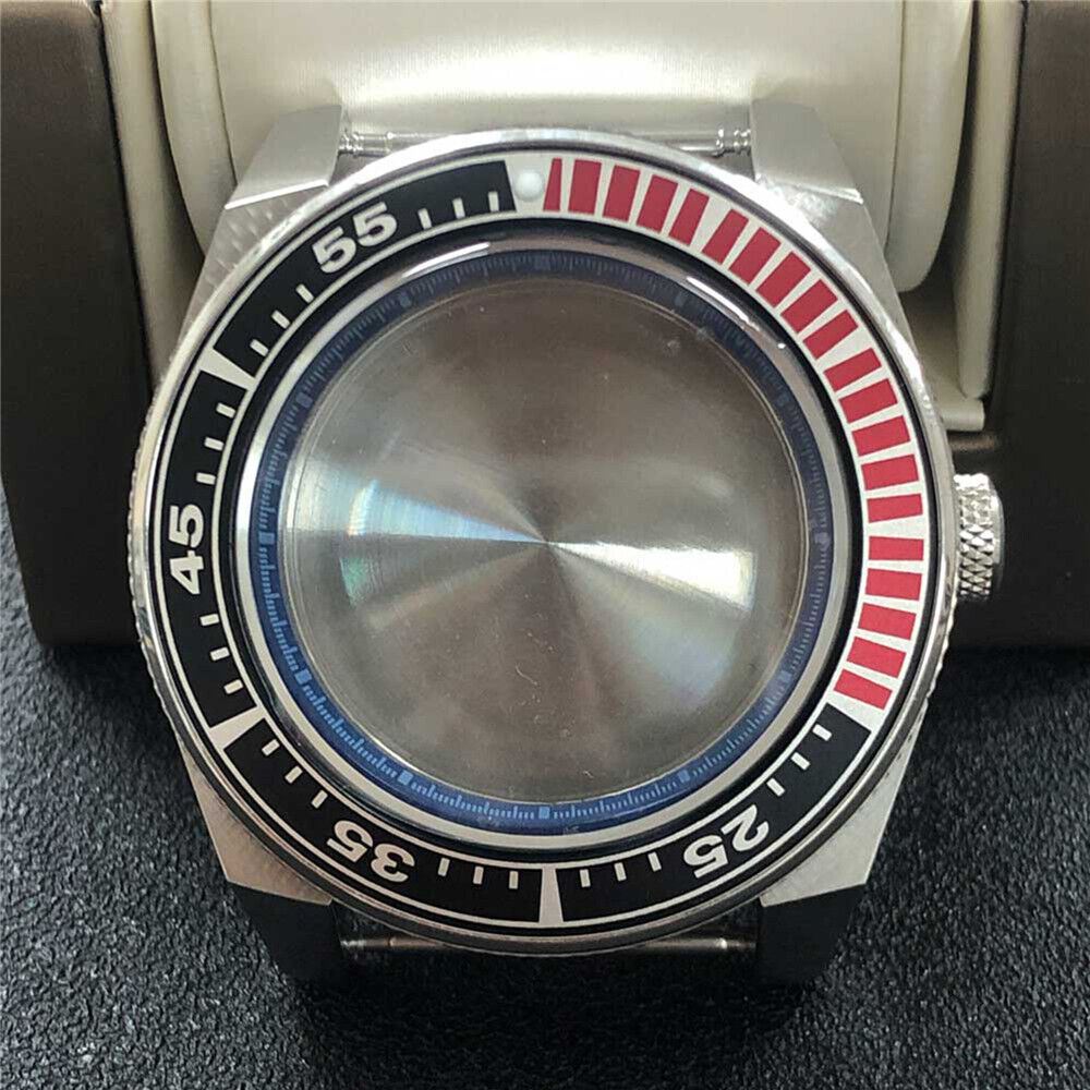 Premium 43mm Stainless Steel Watch Case with Sapphire Glass for NH35/NH36 Movement 