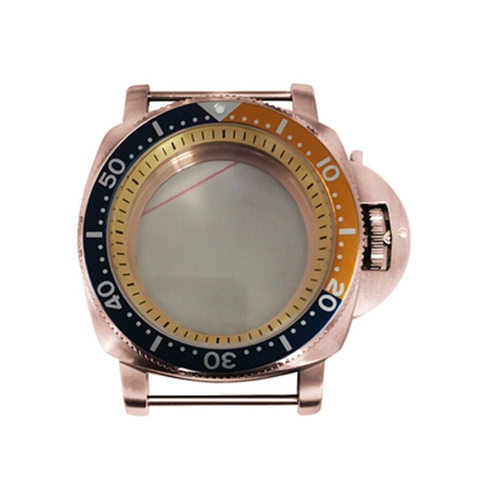 Rose Gold Stainless Steel Watch Case for NH35/NH36/4R/7S Movement - Upgrade Your Watch Now! 