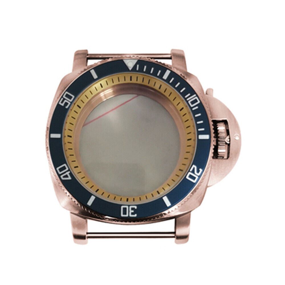 Rose Gold Stainless Steel Watch Case for NH35/NH36/4R/7S Movement - Upgrade Your Watch Now! 