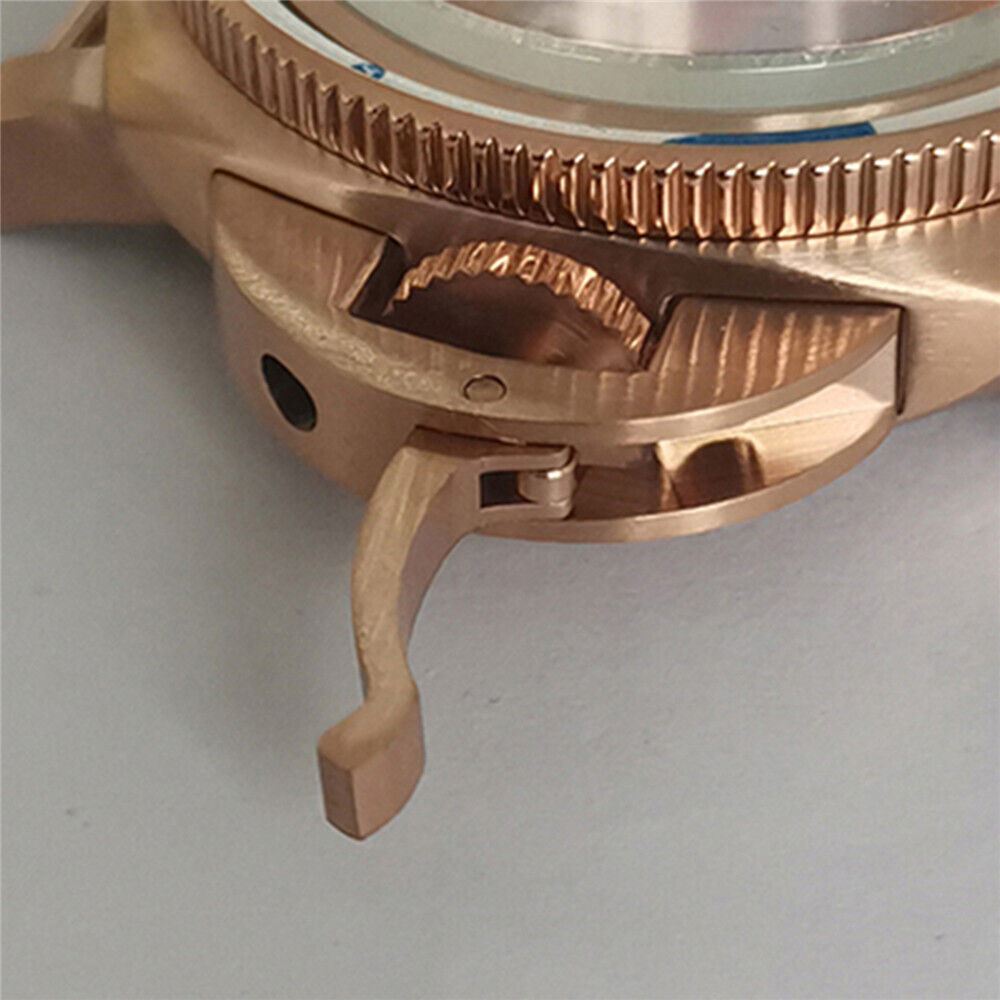 Rose Gold Stainless Steel Watch Case for NH35/NH36/4R/7S Movement - Upgrade Your Watch Now! 