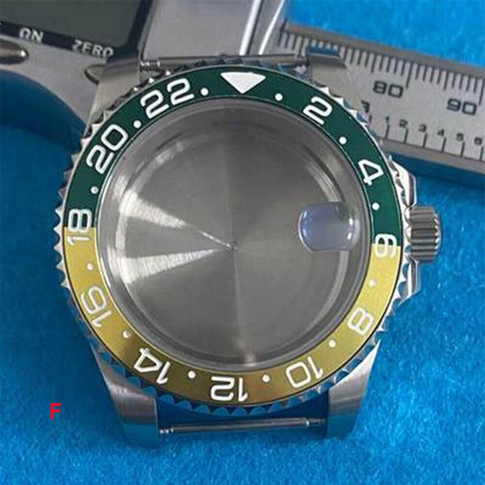 Premium 40MM NH35 Movement Watch Case with Sapphire Glass and Stainless Steel Finish 