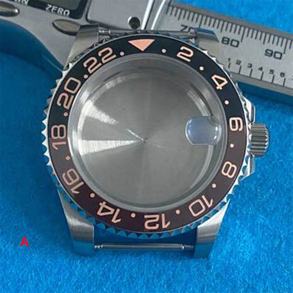 Premium 40MM NH35 Movement Watch Case with Sapphire Glass and Stainless Steel Finish 