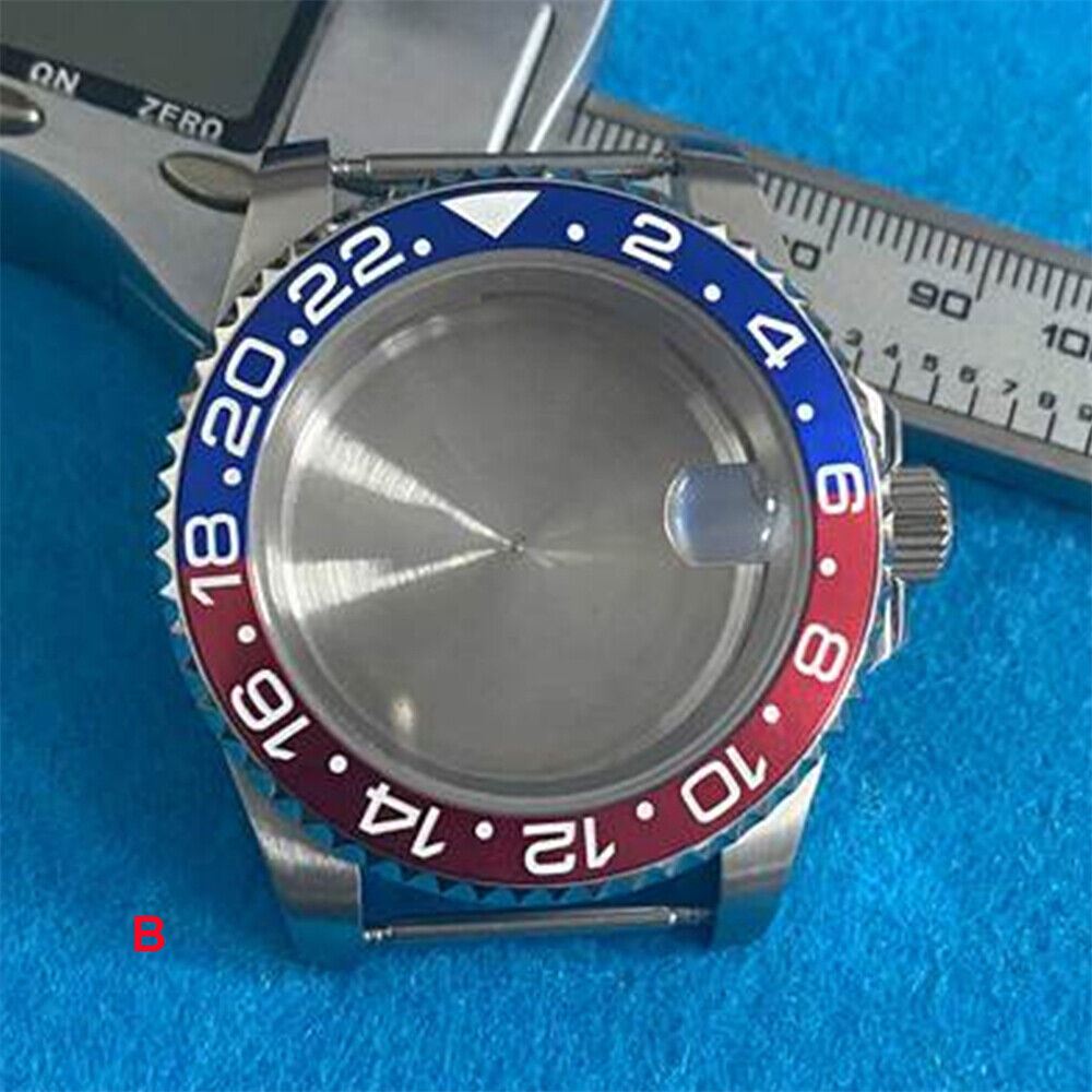 Premium 40MM NH35 Movement Watch Case with Sapphire Glass and Stainless Steel Finish 