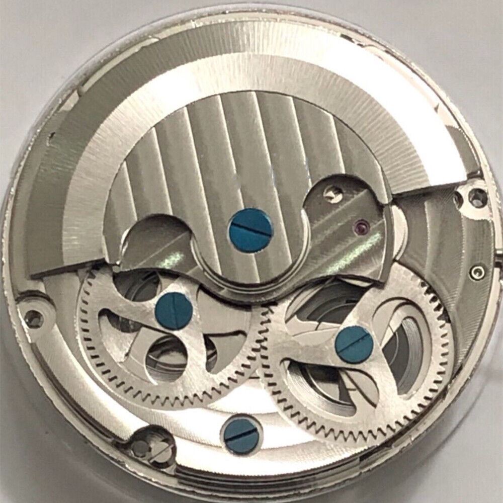 Dual Mainspring Hollow Mechanical Movement - Dual Time Zone Luxury Watch 