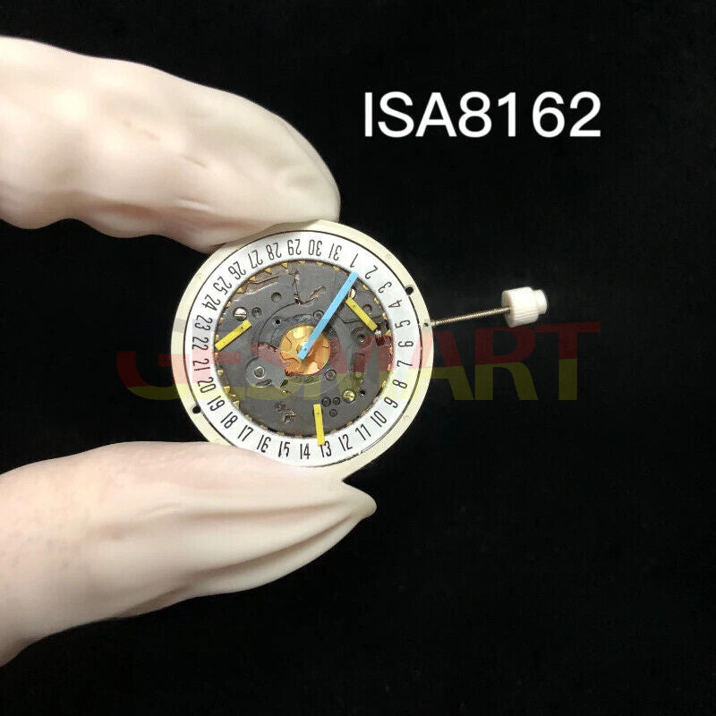 Upgrade Your Watch with Swiss ISA 8162 Movement - Date At 4/6! 