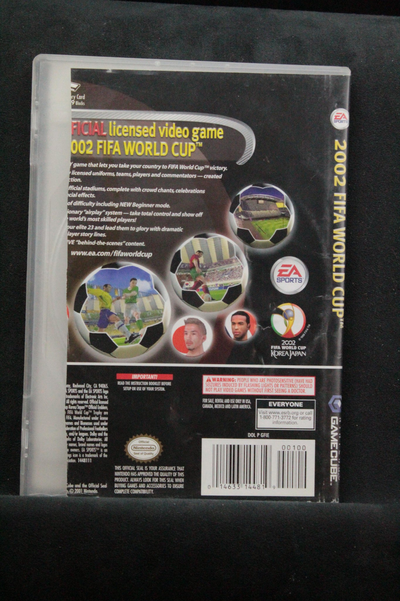 02 Fifa World Cup Nintendo Gamecube 02 El1244 Badger Force Vintage