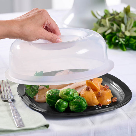 New Tupperware Microwave Dinner Plates Impressions Microwave Safe Set 4  Black