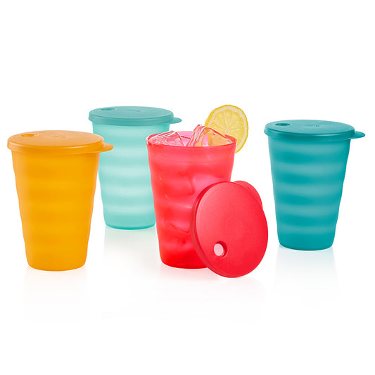 Tupperware -Set 4 Platos Hondos Blossom