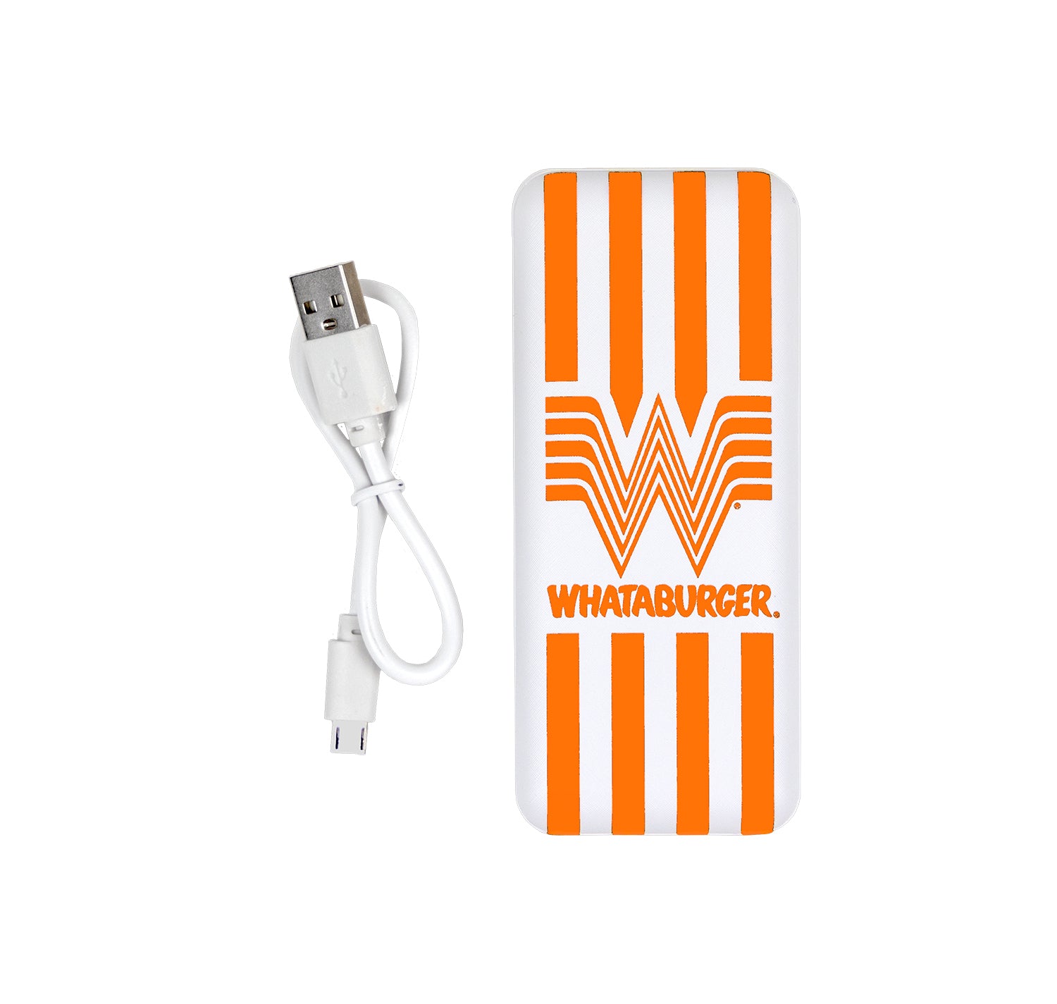 Orange and White External Charger – WHATASTORE