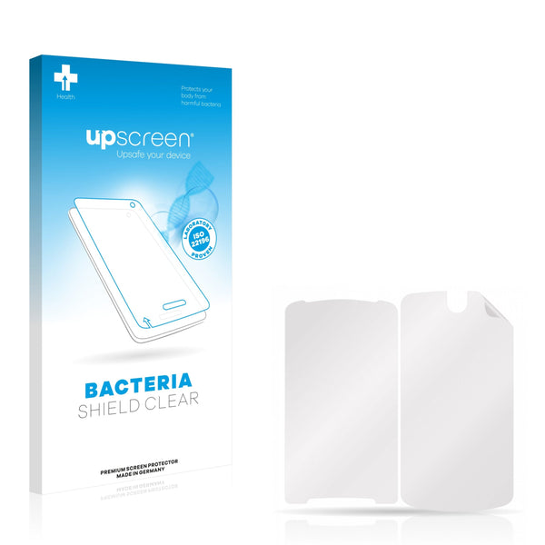 upscreen Bacteria Shield Clear Premium Antibacterial Screen Protector for Motorola Gleam