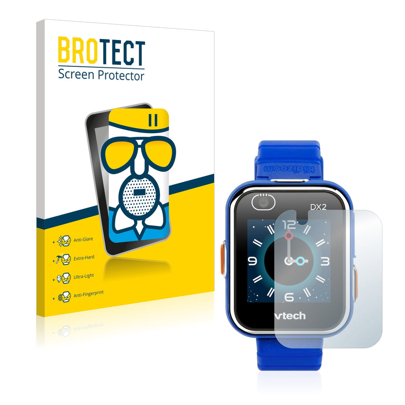 BROTECT AirGlass Glass Screen Protector for Vtech Kidizoom Smart Watch - ScreenShield