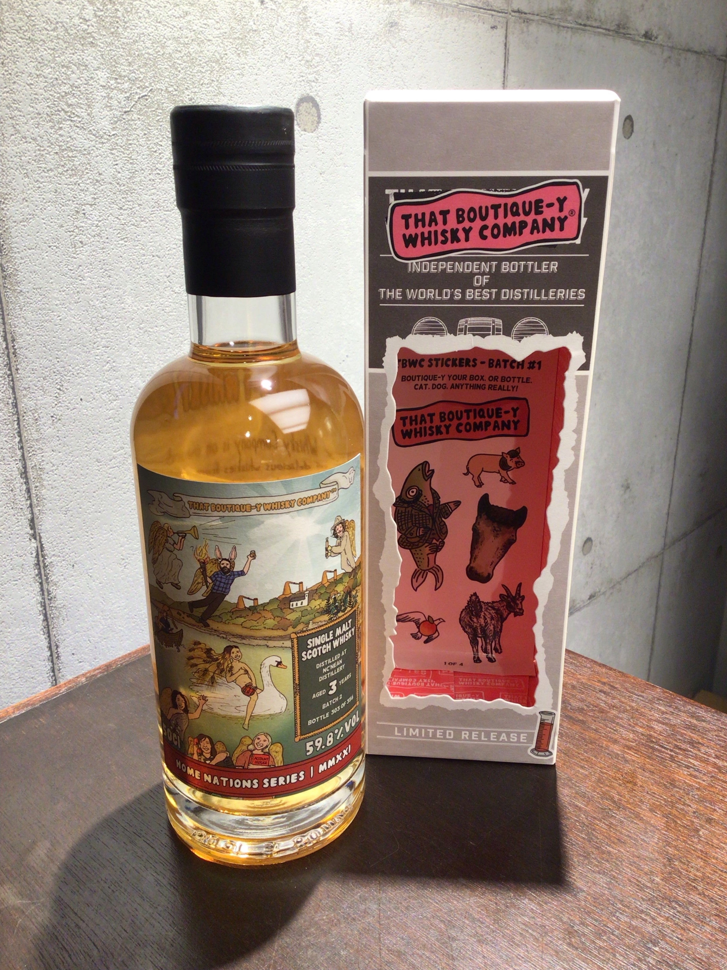 ブティックウイスキー ノックニーアン3年 バッチ2 – 元町WHISKY