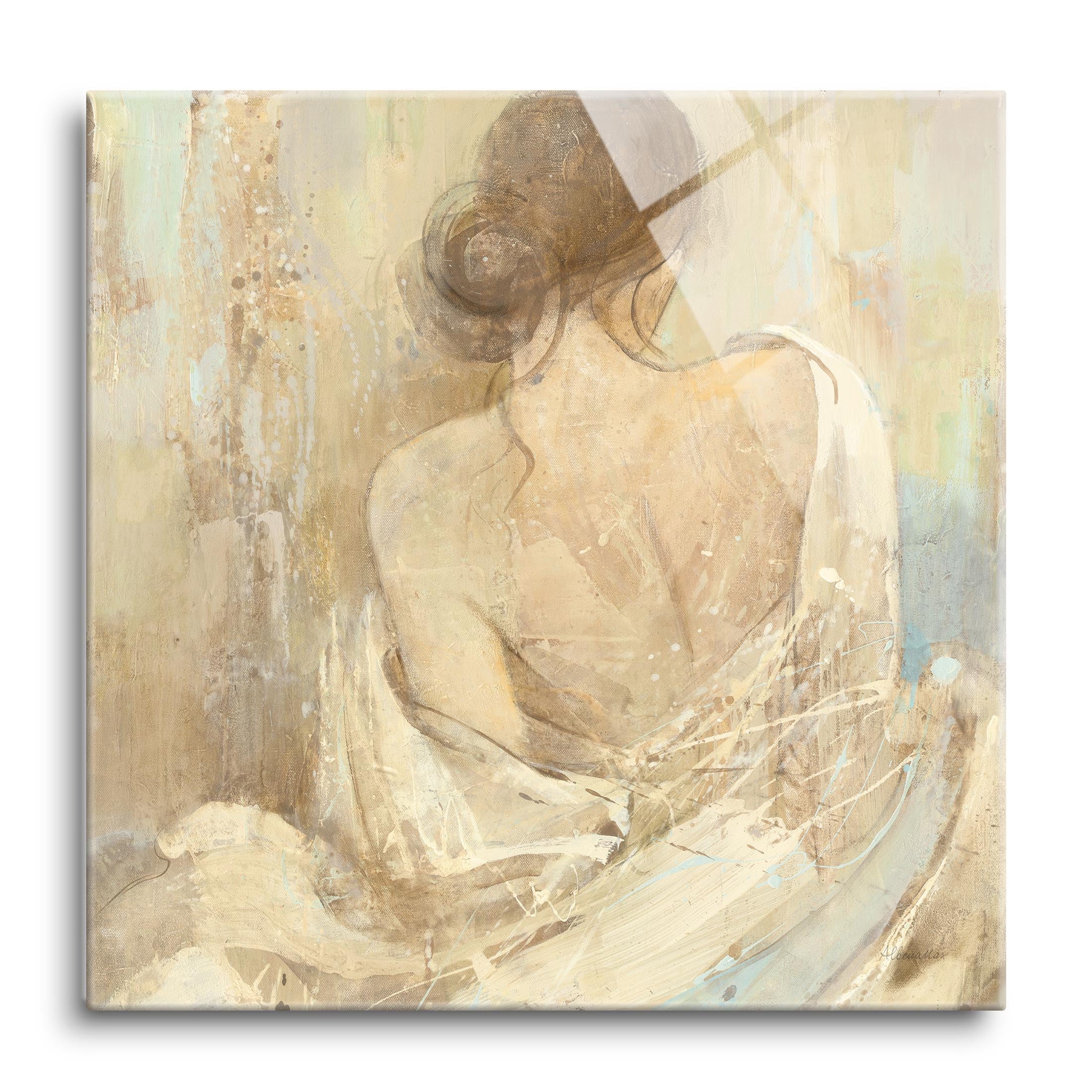 Abstract Figure Study I | 12x12 | Glass Plaque