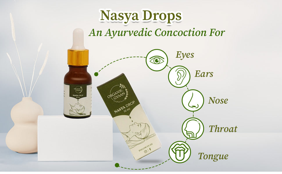 Revitalize senses with nasya drops