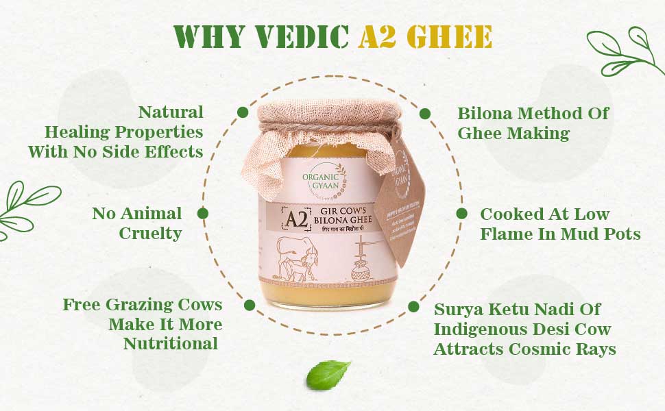 Organic a2 vedic bilona ghee