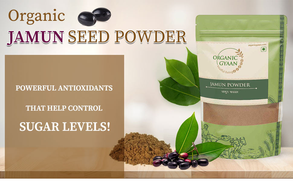 Organic jamun seed powder