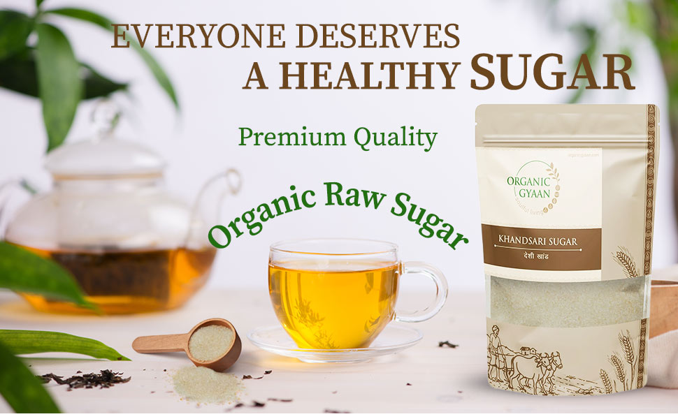 Premium quality organic raw sugar