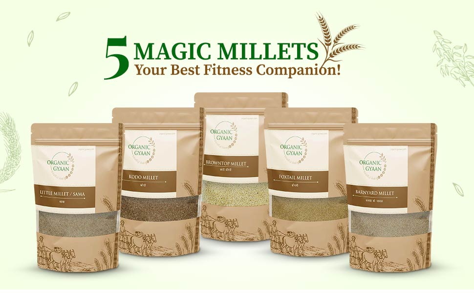 Types of siridhanya millets for fitness companion