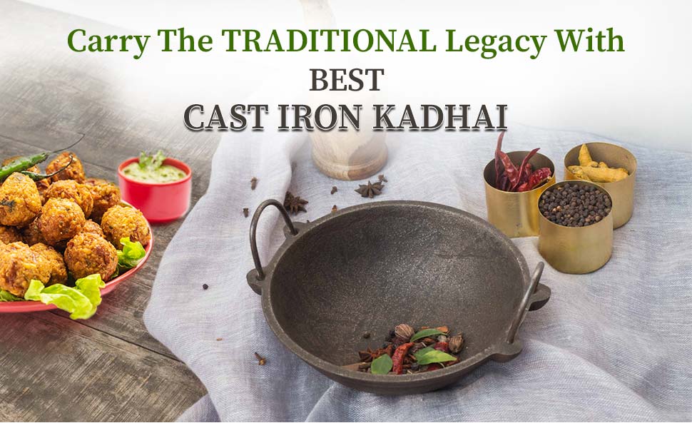 Cast Iron Kadai - Organic Gyaan