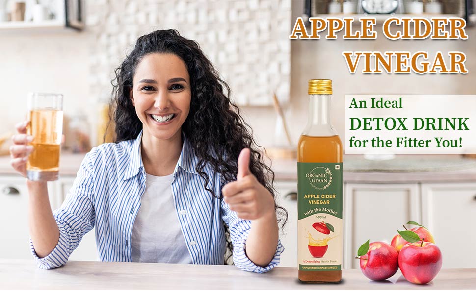 Ideal detox drink apple cider vinegar