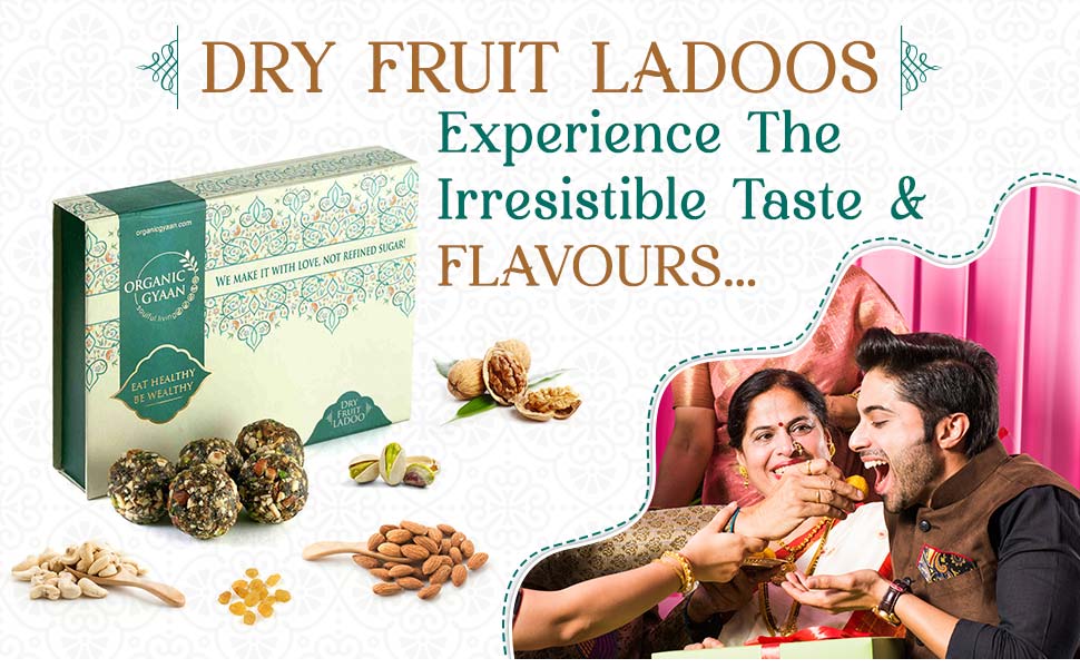 Experience the taste and flavour of dryfruit ladoo