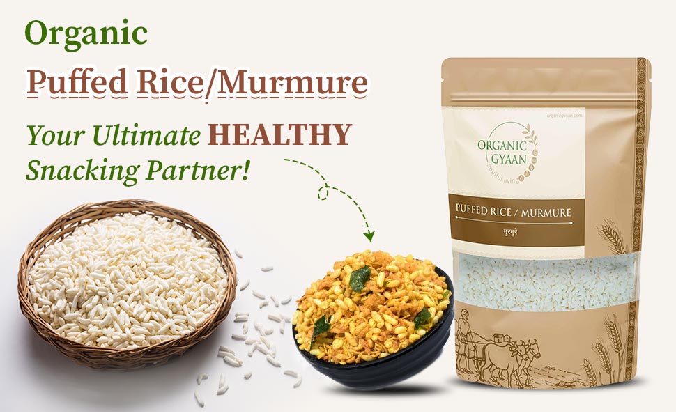 Organic Puffed rice / murmure