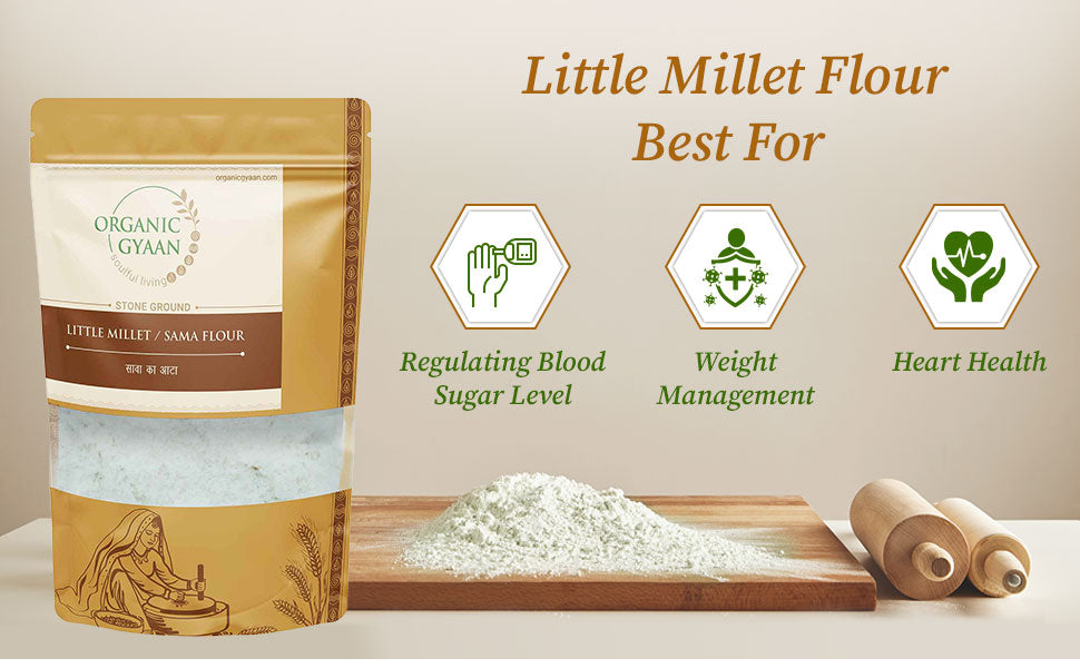 Little Millet Flour by Organic Gyaan