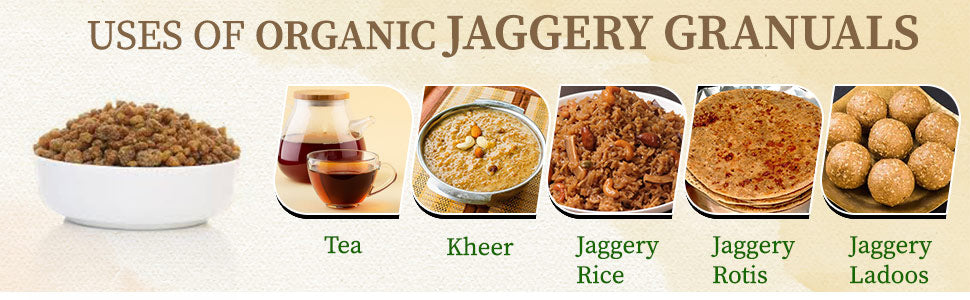 Uses of jaggery granules
