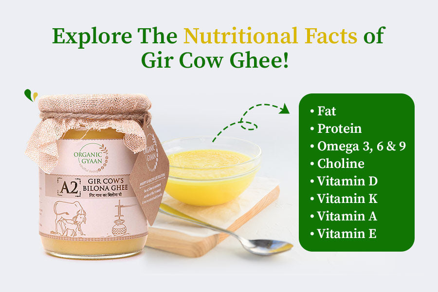 Nutritional Fact  of Desi Ghee