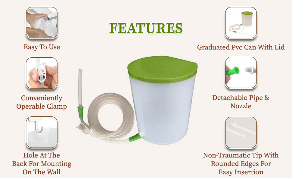 Features of enema kit
