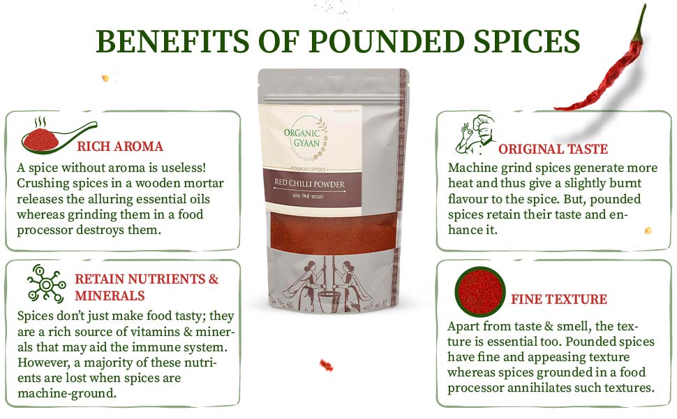 Red Chilli Powder - Organic Gyaan