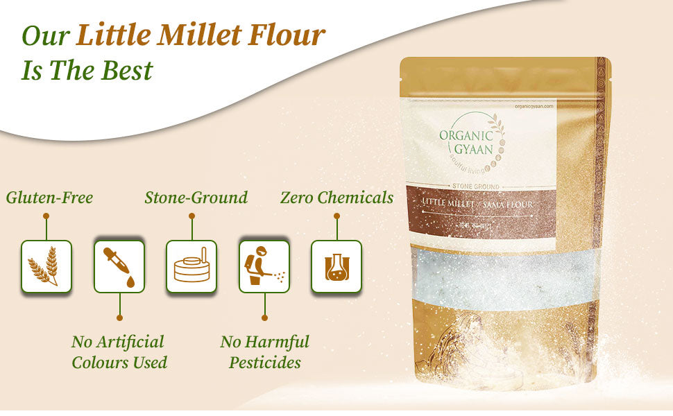 Little millet flour by organic gyaan