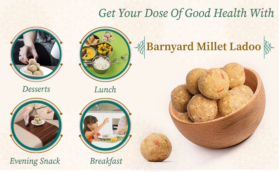 Good health with barnyard millet ladoo