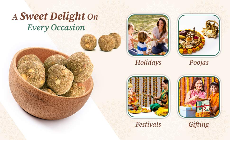 Browntop Millet Ladoo - Organic Gyaan