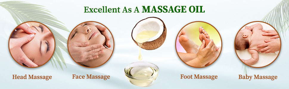 Excellent as massage Coconut Oil