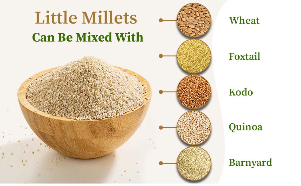 Little millet mixed with various grains