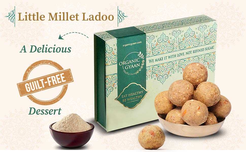 Guilt free little millet ladoo 