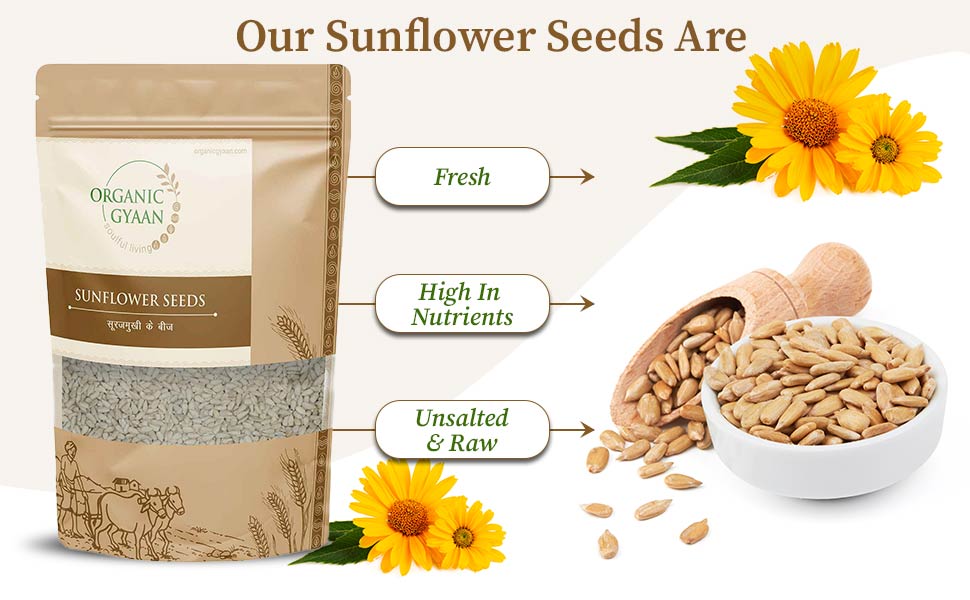 Organic sunflower seeds