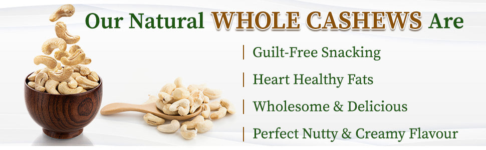 Natural Whole cashews 