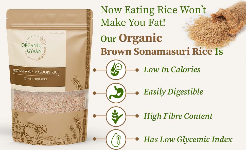 Benefits of brown sonamasuri rice
