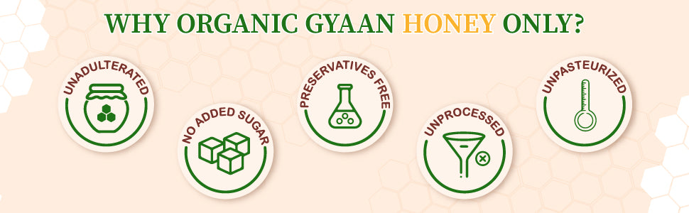why choose organic gyaan to buy organic honey