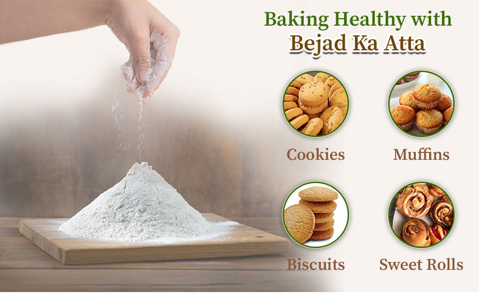 Healthy baking with bejad ka atta 