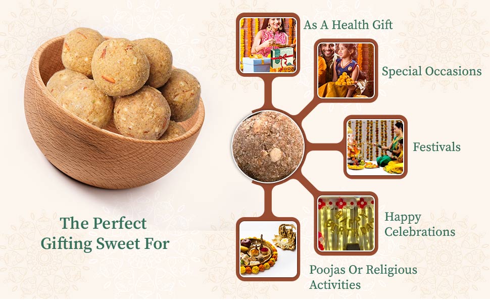 The perfect gifting for sweet kodo millet ladoo