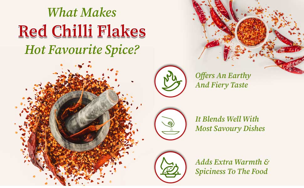 Red Chilli Flakes - Organic Gyaan