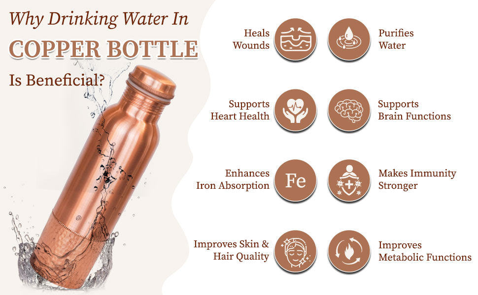 why copper bottle is beneficial for drinking