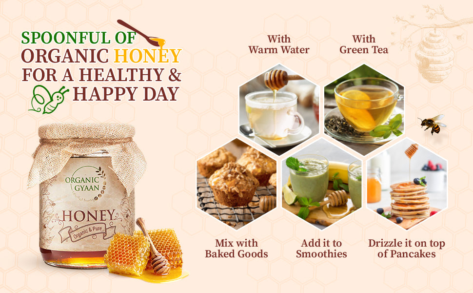 Organic honey for healthy day
